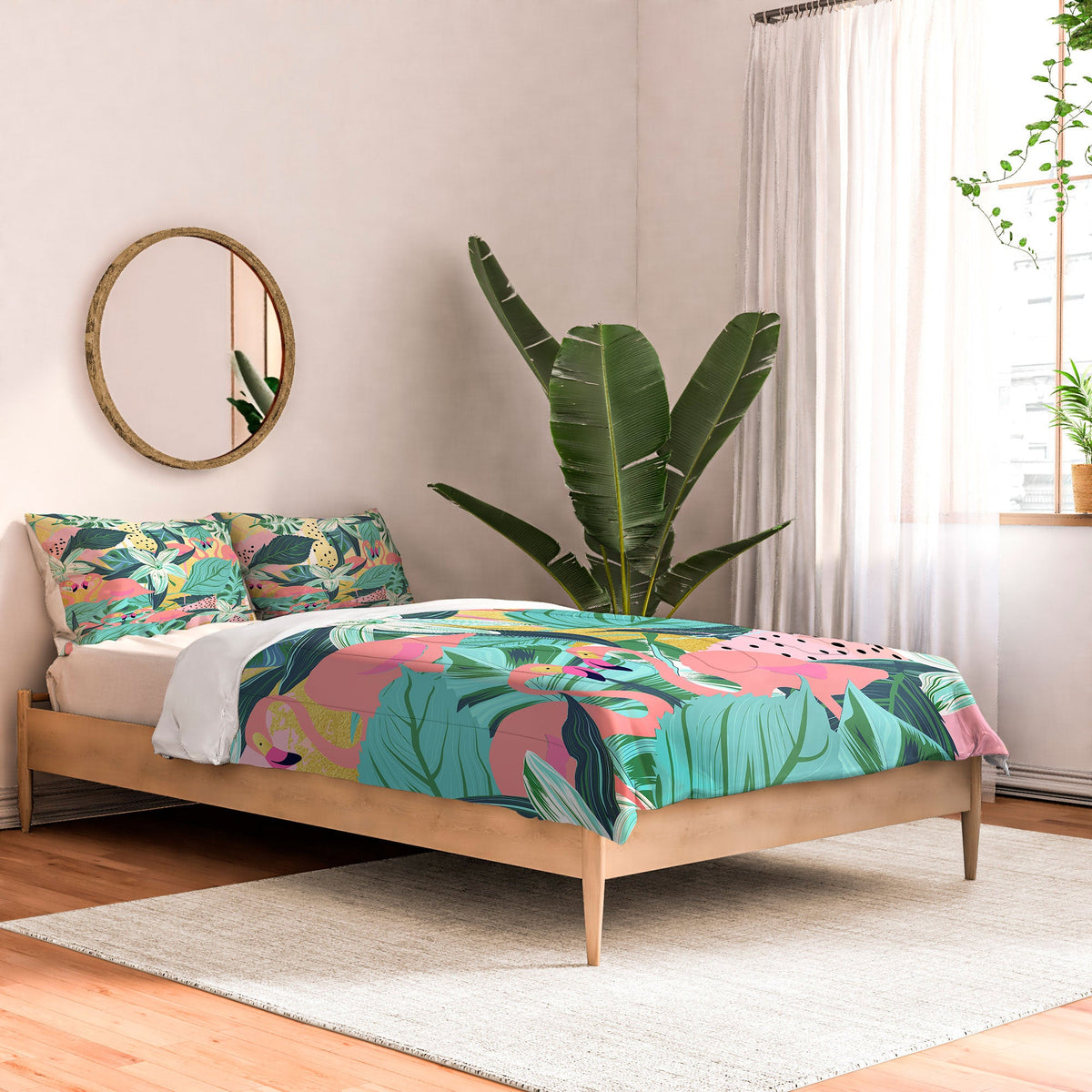 83 Oranges Flamingo Tropical Comforter