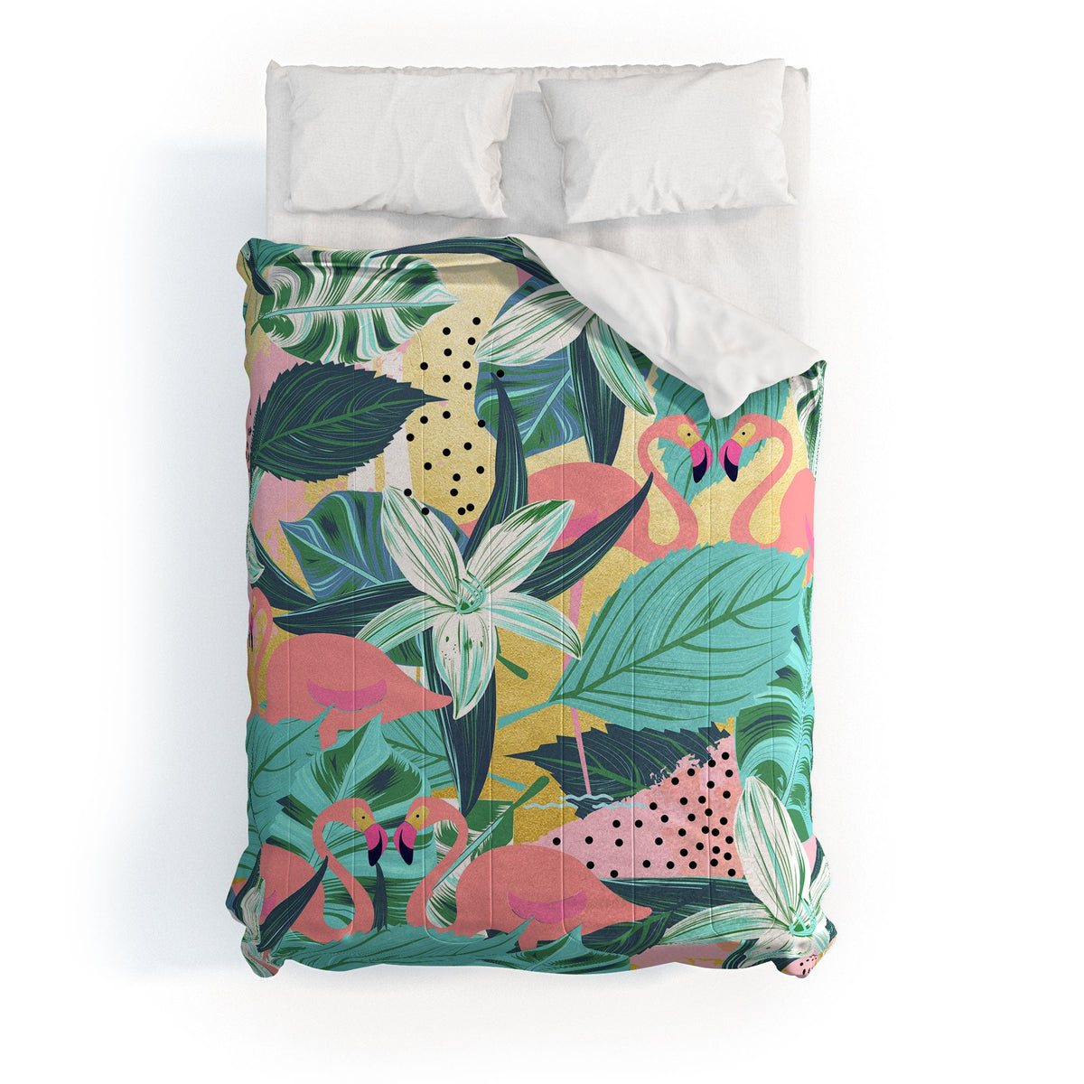 83 Oranges Flamingo Tropical Comforter
