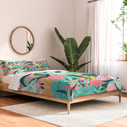 83 Oranges Flamingo Tropical Comforter