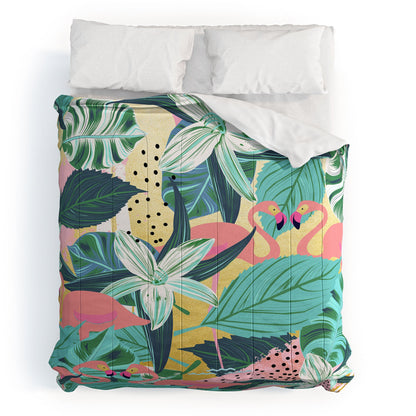 83 Oranges Flamingo Tropical Comforter