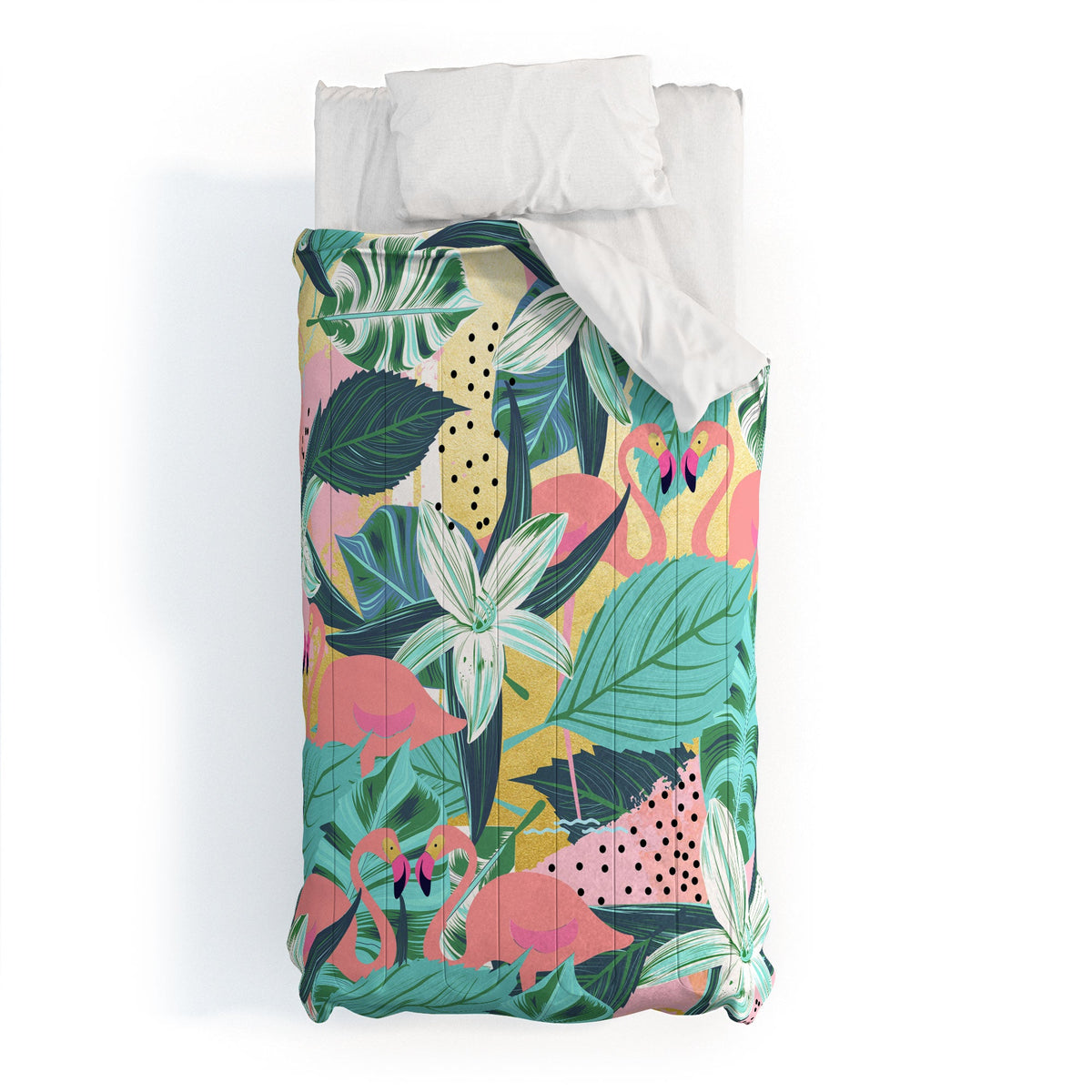 83 Oranges Flamingo Tropical Comforter
