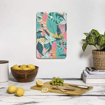 83 Oranges Flamingo Tropical Cutting Board Rectangle