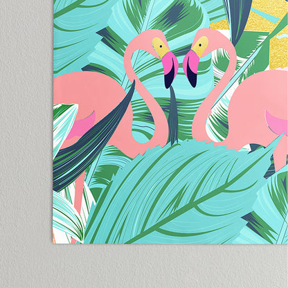 83 Oranges Flamingo Tropical Poster