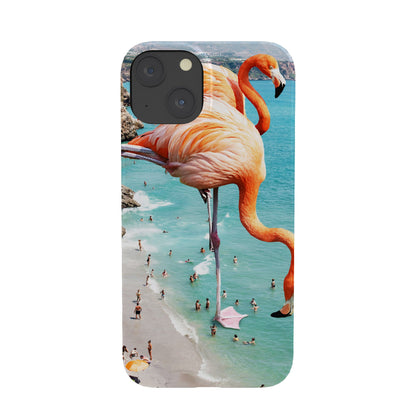 83 Oranges Flamingos on the Beach Wildlife Phone Case