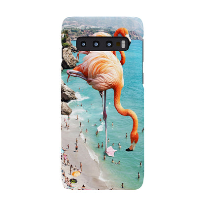 83 Oranges Flamingos on the Beach Wildlife Phone Case
