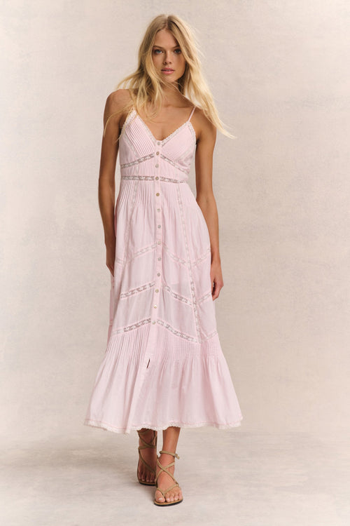 Esilda Heritage Cotton Midi Dress