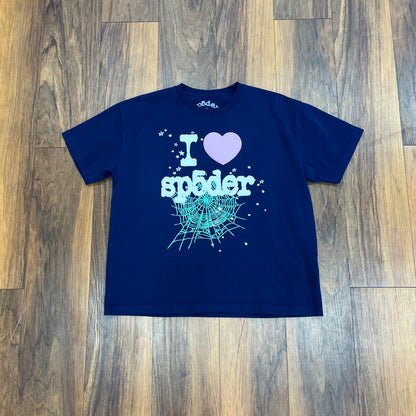 Sp5der Souvenir Tee - Navy - T - Shirt - Jawns on Fire Sneakers & Shoes