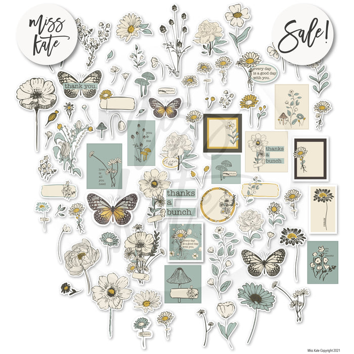 A Good Day-Blue- Paper & Sticker Kit 12X12 (Ds)
