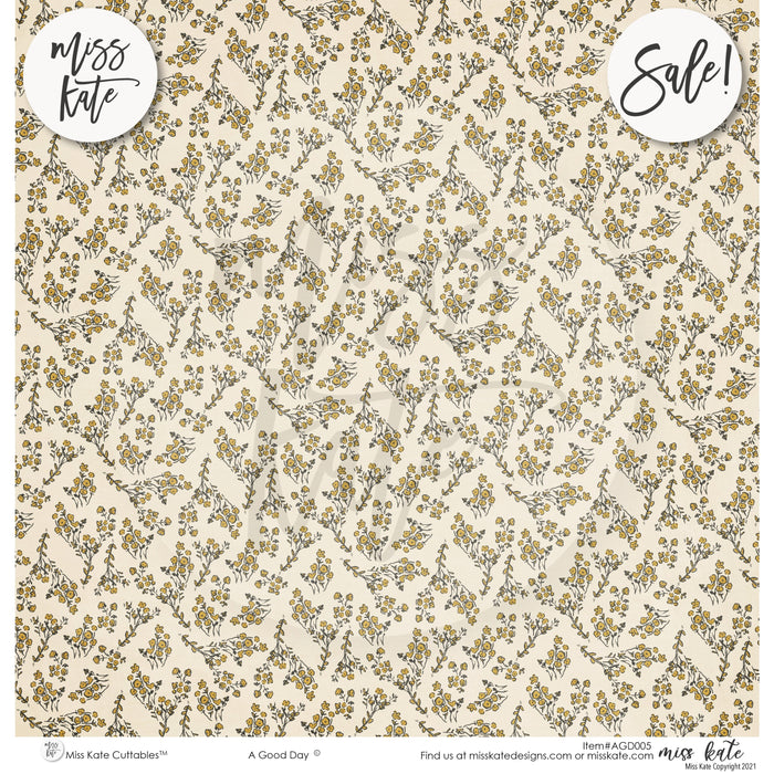 A Good Day-Blue- Paper & Sticker Kit 12X12 (Ds)