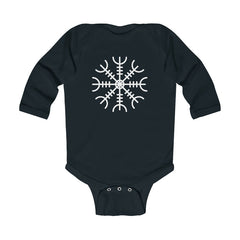 Ægishjálmr Helm of Awe Long Sleeve Bodysuit Scandinavian Design Studio