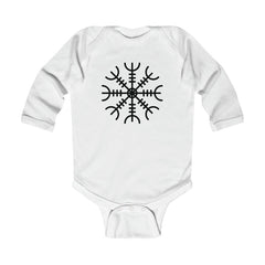 Ægishjálmr Helm of Awe Long Sleeve Bodysuit Scandinavian Design Studio
