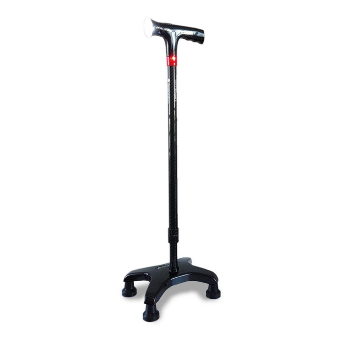 AgeGracefully Carbon Fiber Quad Cane