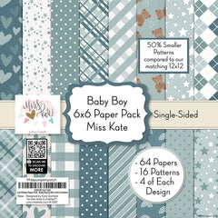 Baby Boy - 6X6 Paper Pack (Ss)