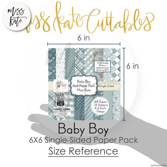 Baby Boy - 6X6 Paper Pack (Ss)