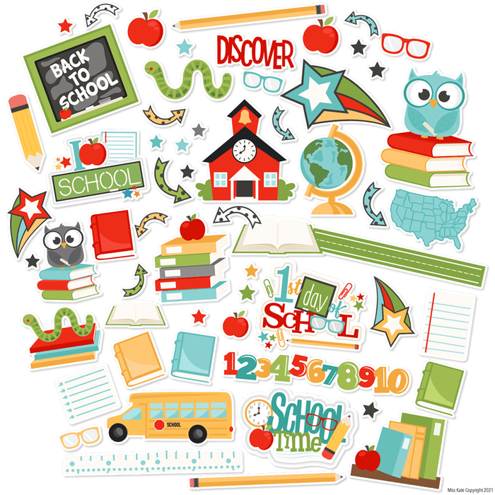Back To School - Die Cuts 60+
