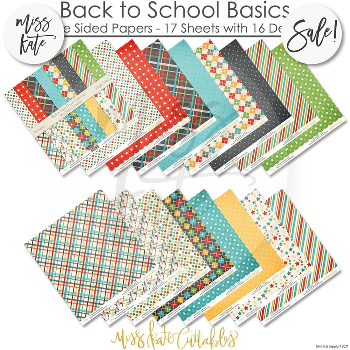 Back To School - Paper Pack 12X12 (Ss)