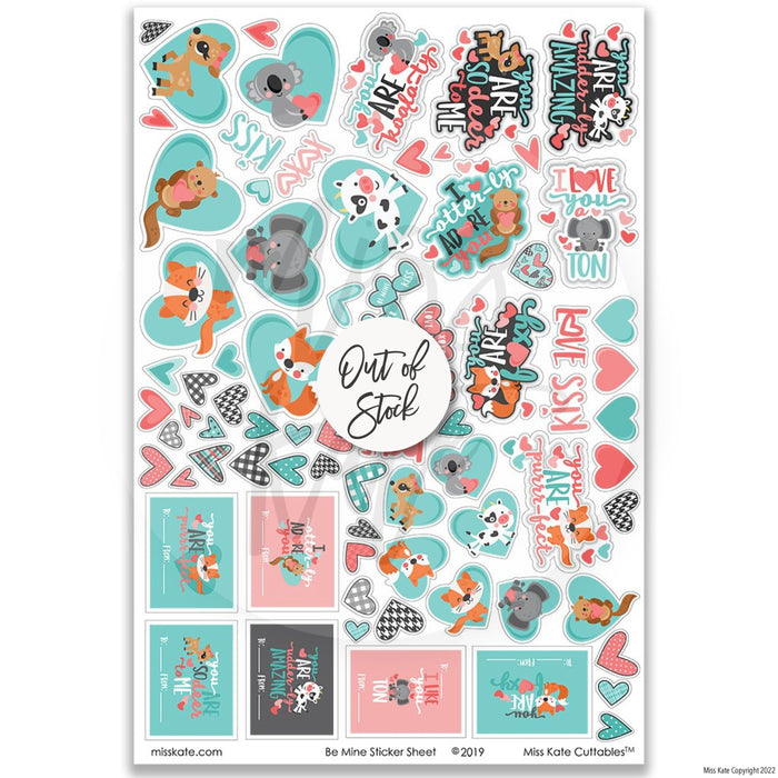 Be Mine - For Valentines Day Paper & Sticker Kit 12X12 (Ds)