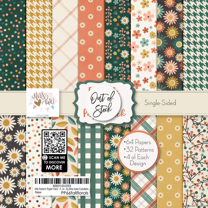 Florals - 6X6 Paper Pack (Ss)
