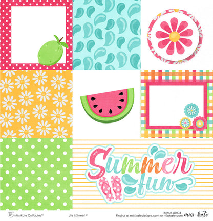 Bargain Bin - Life is Sweet- Paper & Sticker Kit