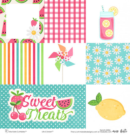Bargain Bin - Life is Sweet- Paper & Sticker Kit