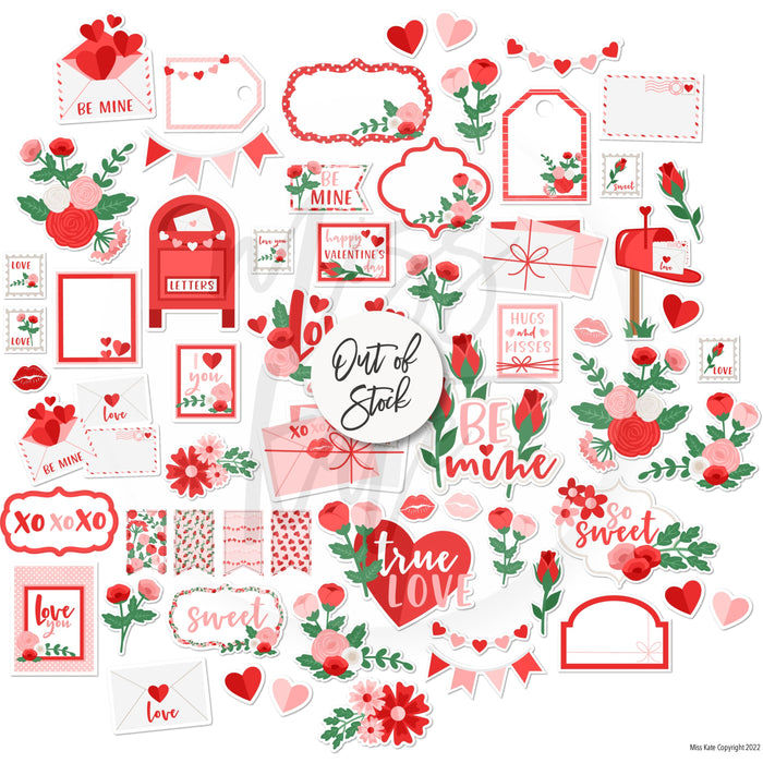 Love Letters - Paper & Sticker Kit 12X12 (Ds)