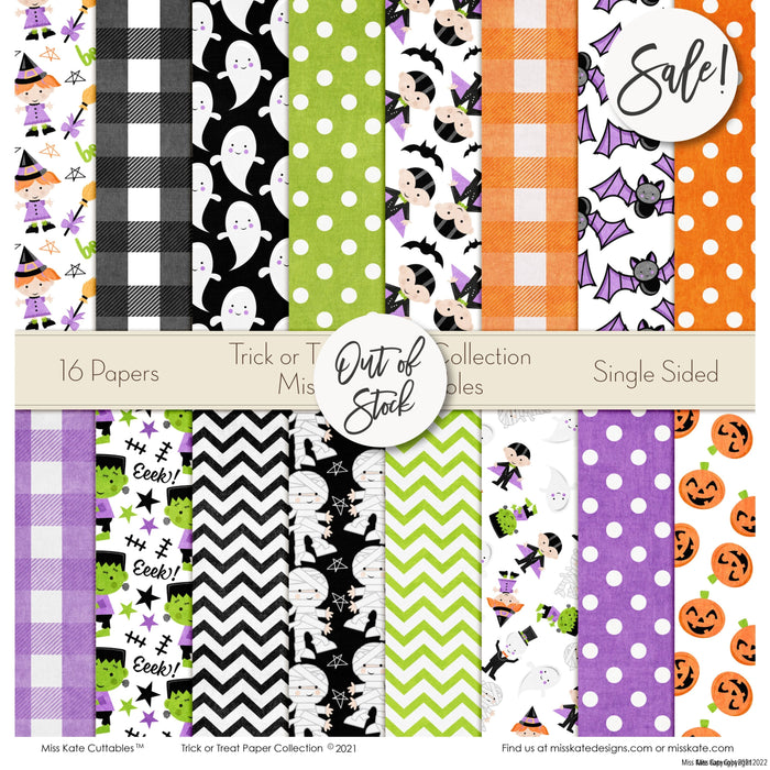 Trick Or Treat - Paper Pack 12X12 (Ss)