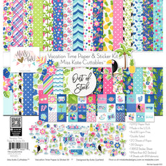 Vacation Time - Paper & Sticker Kit 12X12 (Ds)