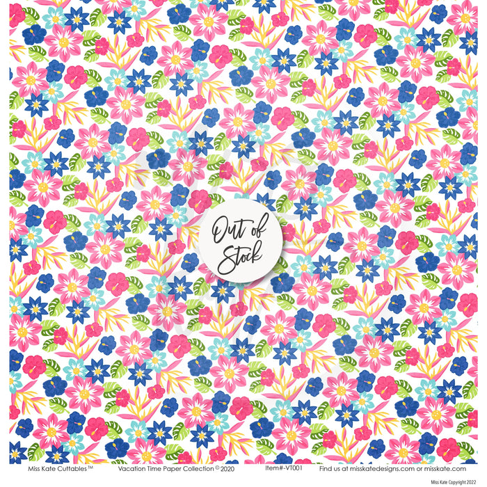 Vacation Time - Paper & Sticker Kit 12X12 (Ds)