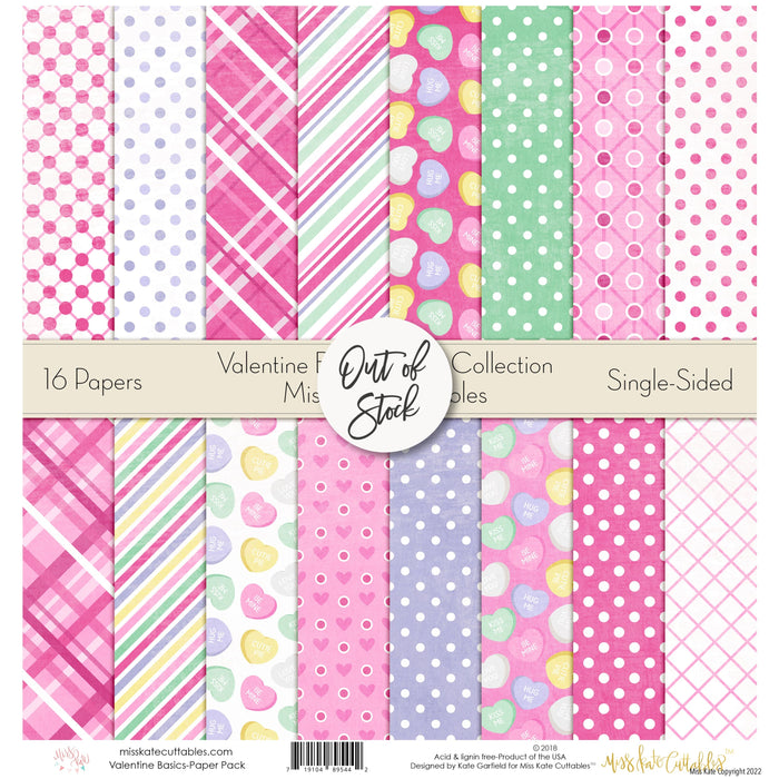 Valentine Basics - Paper Pack 12X12 (Ss)