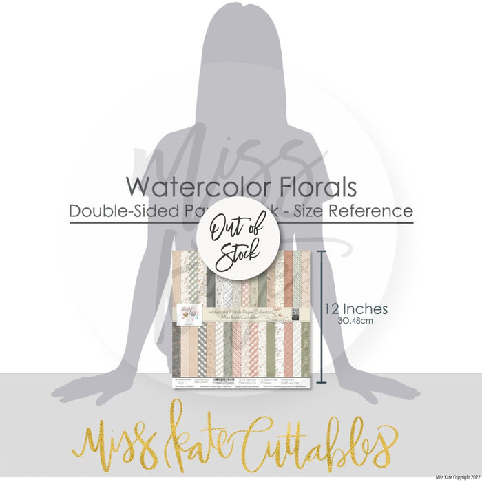 Watercolor Florals - Paper Pack 12X12 (Ds)