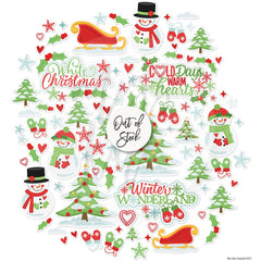 White Christmas - Paper & Sticker Kit 12X12 (Ds)