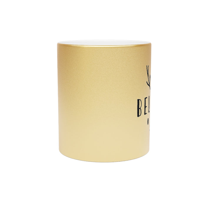 Believe Reindeer Metallic Mug