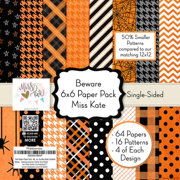 Beware - 6X6 Paper Pack (Ss)