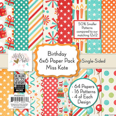 Birthday - 6X6 Paper Pack (Ss)