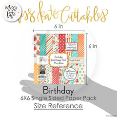 Birthday - 6X6 Paper Pack (Ss)