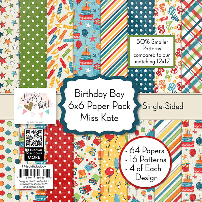 Birthday Boy - 6X6 Paper Pack (Ss)