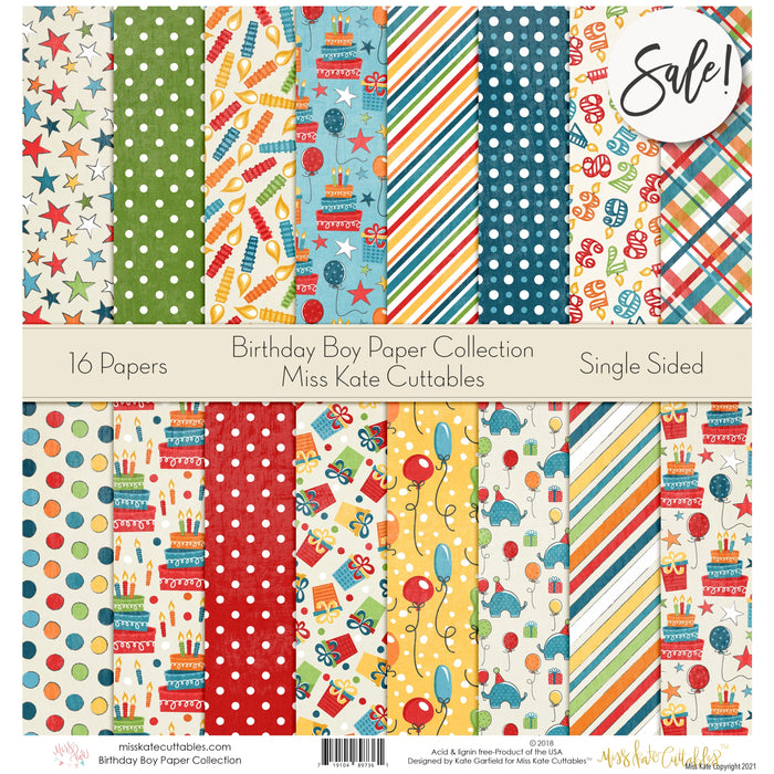 Birthday Boy - Paper Pack 12X12 (Ss)