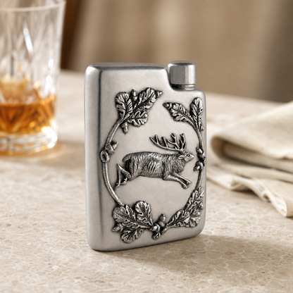 Black Forest Pewter Flask 2