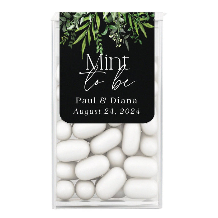 Black & Greenery Tic Tac Labels - XOXOKristen