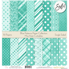 Blue Patterns - Paper Pack 12X12 (Ss)