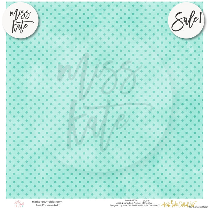 Blue Patterns - Paper Pack 12X12 (Ss)