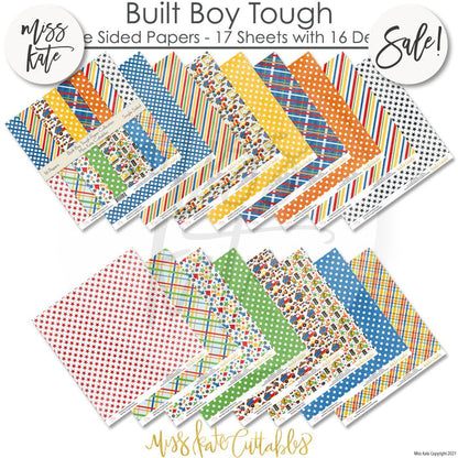 Built Boy Tough - Paper Pack 12X12 (Ss)