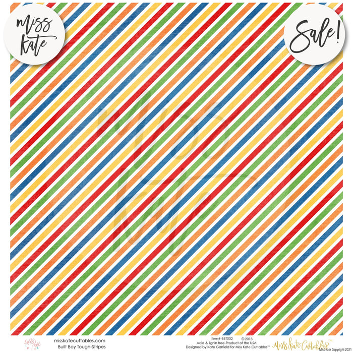 Built Boy Tough - Paper Pack 12X12 (Ss)