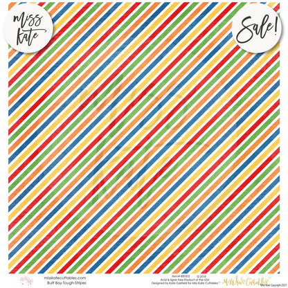 Built Boy Tough - Paper Pack 12X12 (Ss)
