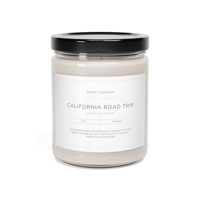 California Road Trip Scented Soy Candle