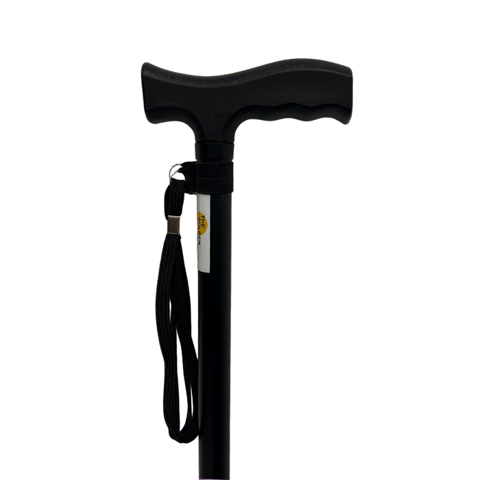 CarePlus Adjustable Walking Cane Matte Black