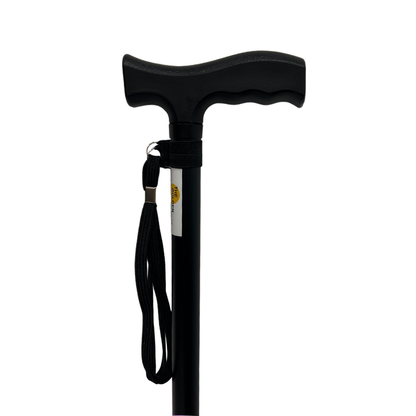 CarePlus Adjustable Walking Cane Matte Black