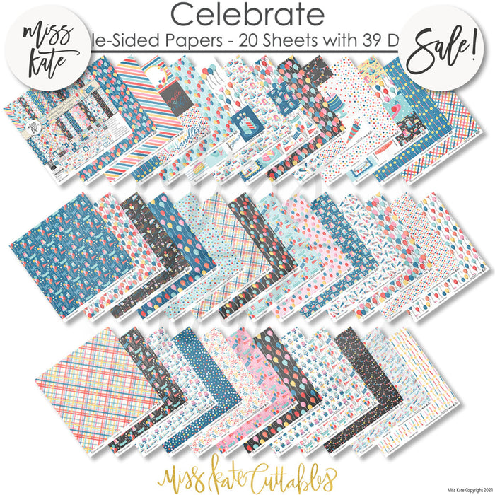 Celebrate - Paper & Sticker Kit 12X12 (Ds)