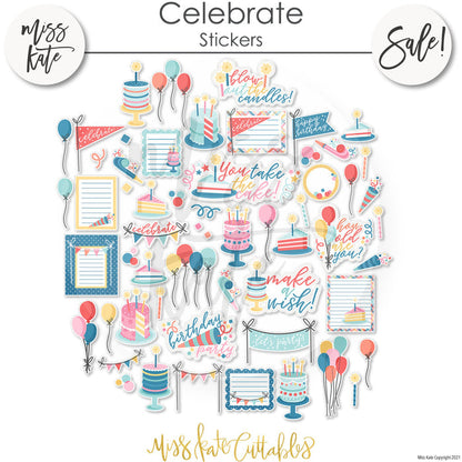 Celebrate - Paper & Sticker Kit 12X12 (Ds)
