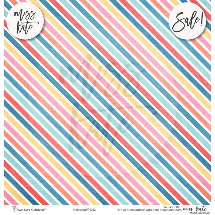 Celebrate - Paper & Sticker Kit 12X12 (Ds)